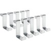Tatkraft Seger 10 Over Door Hooks, No Drill Stainless Steel