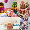 Kithing 6 Tiers Round Macaron Tower Stand Cake Display Rack