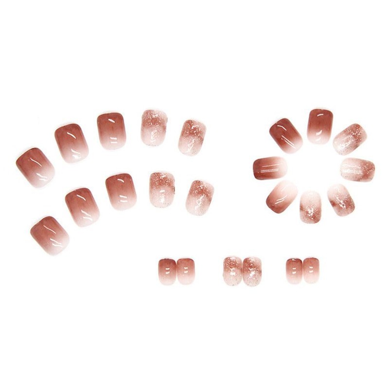 ISHR Nail Tips, 24 Pieces, False Nails, 3D Dimensional, Hand,