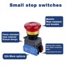 Emergency Stop Button 10 Amp 22mm Latching Push Button Switch,