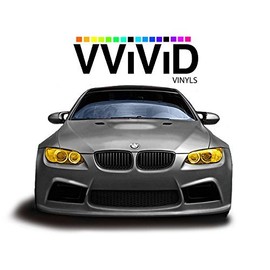 VViViD XPO Golden Yellow Headlight - Tail Light Window Wet Tint 2-Pack (12 Inch x 24 Inch)