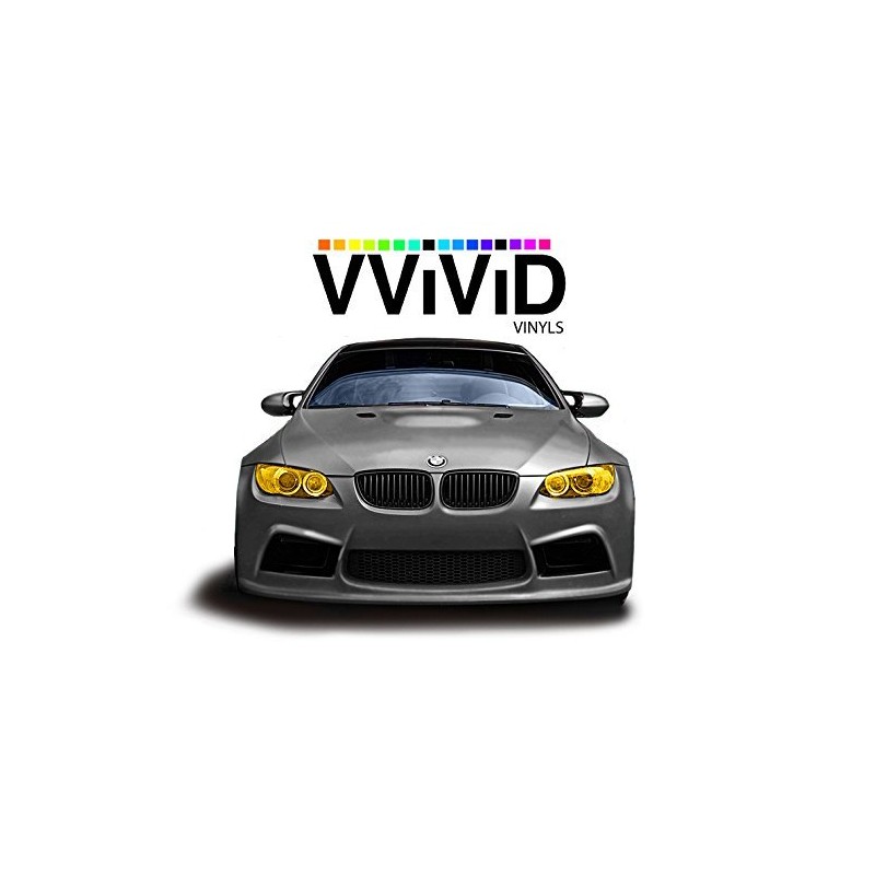 VViViD XPO Golden Yellow Headlight - Tail Light Window Wet
