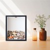 Shadow Box with Slot On Top, 8.5"x10.5" Seashell Display Case,