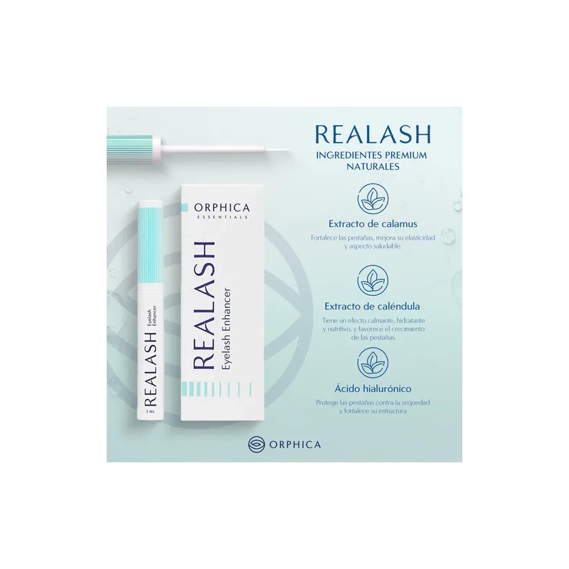 Realash Suero Alargador Pestañas Volumen, Fuerza Orphica 3ml