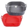 Golden Associate Silicone Liners for Air Fryer - 2 Pack