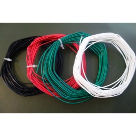 USA 100 Ft 18 Awg Solid Core Mil Spec Silver Plated 600V Teflon/ PTFE Wire 4 X 25 Ft