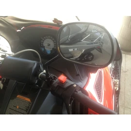 Replacement for Rear view mirror set for Polaris line of Snowmobiles, Univ fit on handle bars