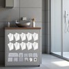 Jowxsx 10Pcs Transparent Wall Mounted Replacement Sticky Pads Shower Caddies