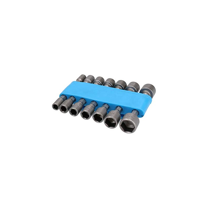 14pc Nut Driver Socket Set Metric + Imperial Sizes 5mm