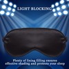 4Pcs Silk Sleep Eye Mask, Soft Satin Eye Shade Cover,