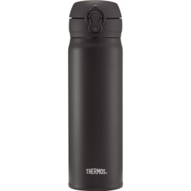 Thermos Flask, Stainless Steel, Matt Black, 470 ml