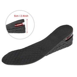Four Layers Adjustable Height Increase Insoles Unisex PU Heel Lift Height Taller Insoles Height Increase Shoes Pad(3 layer)
