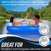 Vaygway Inflatable Floating Island Pool Float – 4 Pk Comfortable
