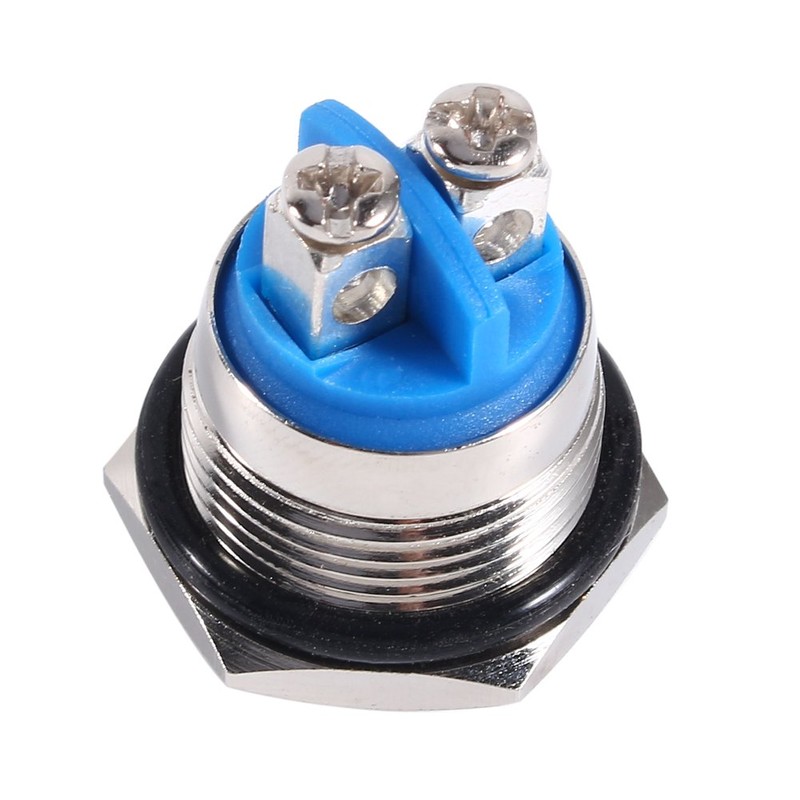 Hlyjoon Reset Button Momentary Push Button Switch 16 mm 12