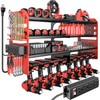 VeyFolzin.st Large Power Tool Organizer Wall Mount with Charging Station,