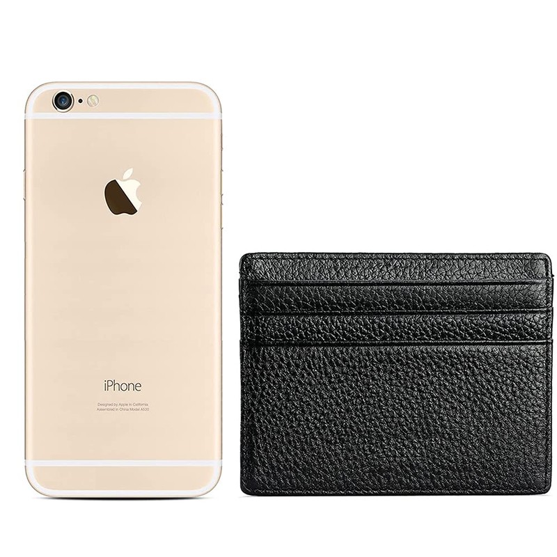 YUAWIN Slim Card Case, 7 Card Slots, Compact, Thin, Women's,