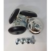 Just Accessories Chrome Furniture Bed Feet Leg Glides Castors and