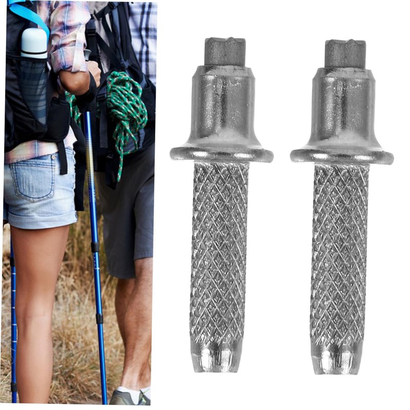 Mipcase Pcs Hiking Pole Tips Replacement Set Carbon Steel Carbide