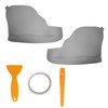 VKGUG 2PCS Front Door Panel Armrest Cover Replacement Compatible with