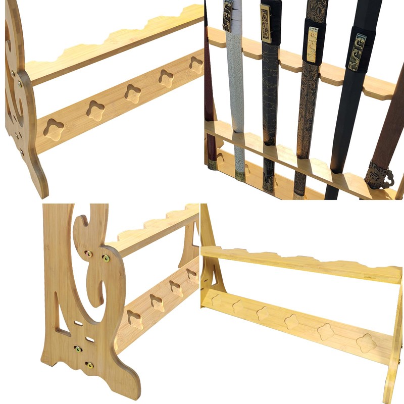 Sword Stand Display Floor Sword Stand Katana Holder 6 Tier