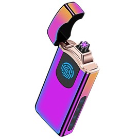 Triple Arc Plasma Lighter 500 mAh Battery USB Rechargeable Windproof Cool Lighter (Colorful)