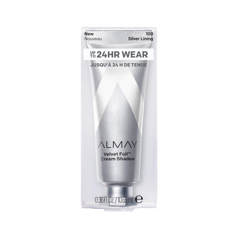 Almay Velvet Foil Cream Shadow, Silver Lining, 0.36 fl. oz,