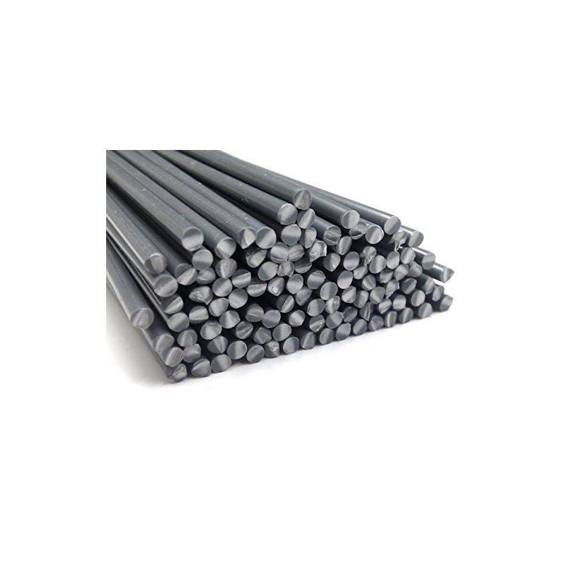 Plastic Welding Wire PVC-U Hard 3 mm Round Grey 25