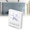 Digital Thermostat Ventilation Function Accurate LCD Display Air Conditioning Temp