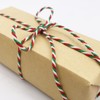 Cotton Twine String, 2 Rolls, 200m, Bakers Twine, Natural, Red,