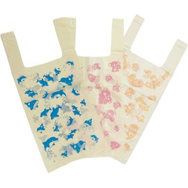 Core CR-322 Hand Bag Poly Bag Cream Color Translucent Height 15.7 x Width 7.1 inches (40 cm) x Width 7.1 inches (18 cm) + Depth 0.0006 inches (12 cm) x Thickness 0.0000 inches (0.015 mm), Approx. 1.2