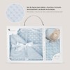 Interbaby PD001-01 Baby Blanket with Blue Doudou Bear, Blue, 0.72
