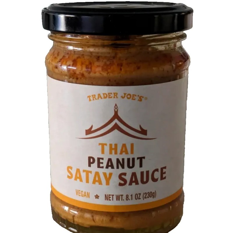 Trader Joe’s Thai Peanut Satay Sauce 8.1 fl oz VEGAN
