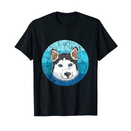 Vintage Sled Dog Huskies Mush Dog Alaska Sled Dog Team T-Shirt