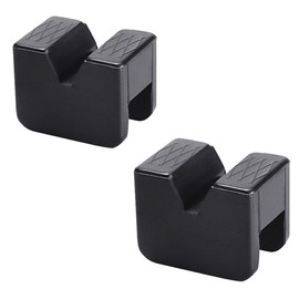 NEBYWOLD Jack Pad Adapter for Jack Stand Universal Rubber Slotted Frame Rail Pinch welds Protector