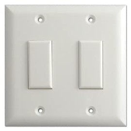 TOUCH-PLATE GENS2-0200A-WHT Genesis Series Low Voltage Momentary Wall Switch White with Screws