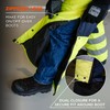 Ergodyne N-Ferno 6479 Insulated Freezer Bib Overalls, Hi Vis, Cold
