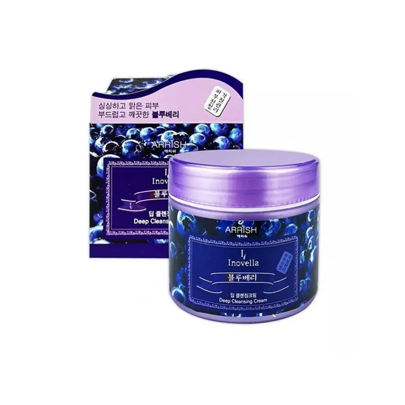 Innobella 클렌징크림 이노벨라 에리쉬 메이크업 블루베리 딥 클렌징 크림 300ml