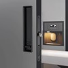 Hoconnie Pocket Door Handle Lock with Edge Pull, Privacy Sliding