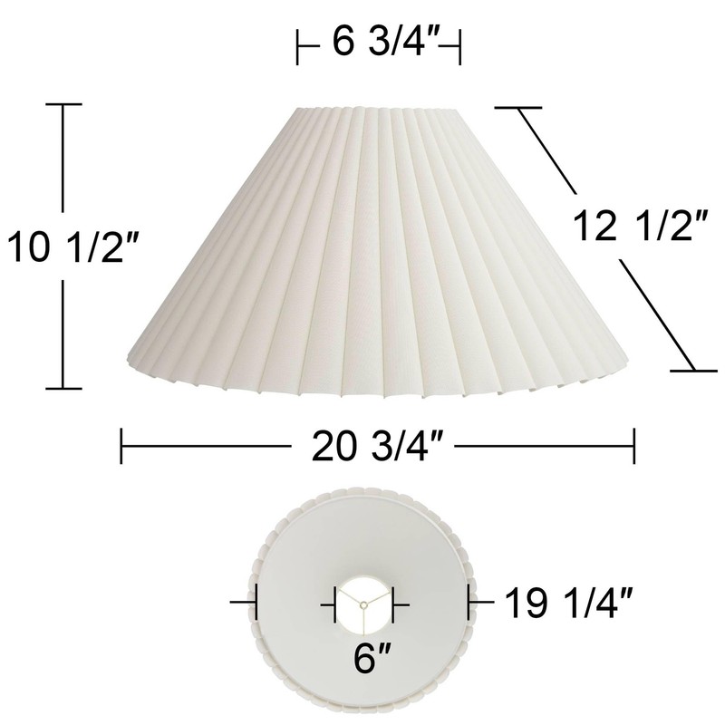 Lamp Shade 6.75" Top x 20.75" Bottom x 10.5" High