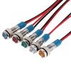 YFFSFDC 6mm DC 12-24V LED Waterproof Indicator Light Pilot Light