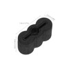 TOYMYTOY 20pcs Drawer Slide Stoppers with Rubber Shock Absorbing Bumpers