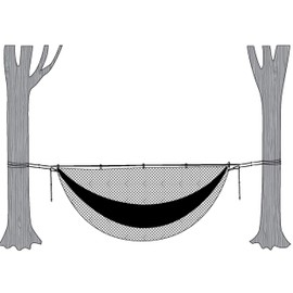 Snugpak Hammock Net, No-See-Um Mosquito Mesh, Vertical Zip Exit, Olive