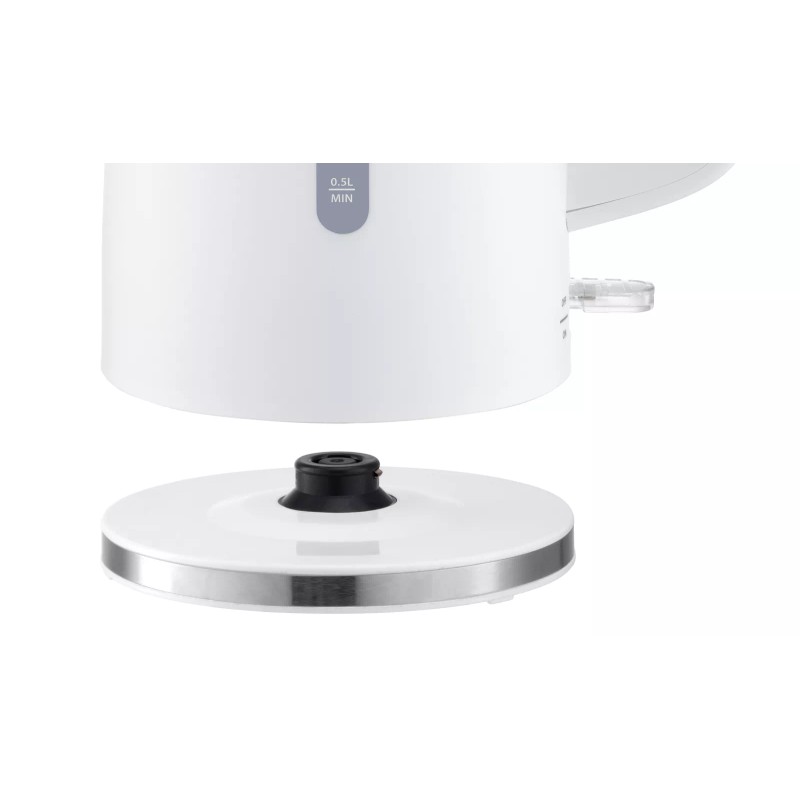 Mainstays 1.7L Electric Kettle, Color White, New Condition, Model MS8400778514-3