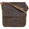 ROYALZ 'Illinois' Men's Shoulder Bag Small Leather Shoulder Bag Men's