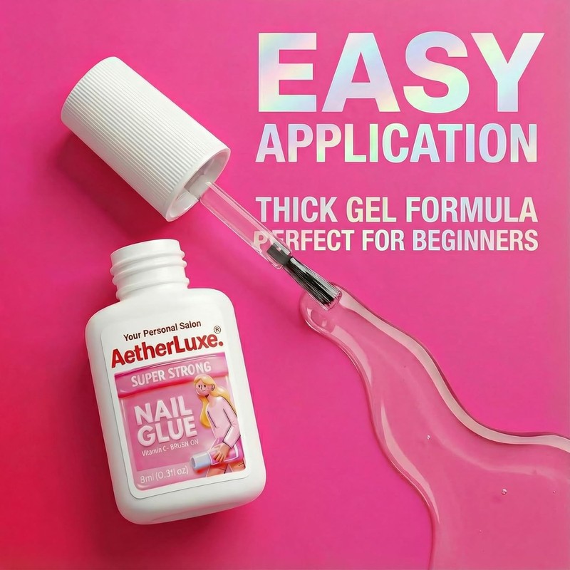 AetherLuxe Ultra-strong nails for press-on nails New and improved formula