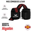 MERCURYAL Straps Gym with Wrist Support for Weightlifting and Powerlifting,