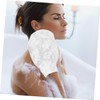 FOMIYES Elegant Spa Gloves 2-piece Silk Exfoliating Mitts Face Washcloth