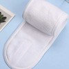 White Microfiber Facial Headband Facial Headband 3ea