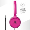 Music Sound Over Ear Wired Headphones Basic On-Ear Headphones Foldable