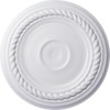 7 7/8"OD x 3/4"P Small Alexandria Ceiling Medallion (Fits Canopies